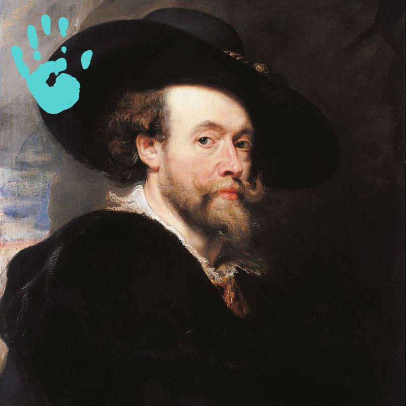 Berühmte Linkshänder Künstler - Peter Paul Rubens.